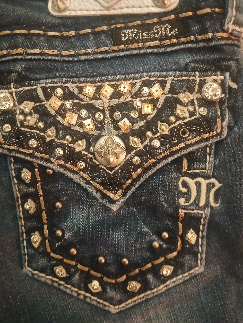 Miss Me Dark Jeans- Girls